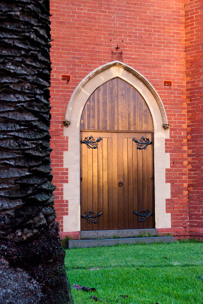 Light on the Church Door