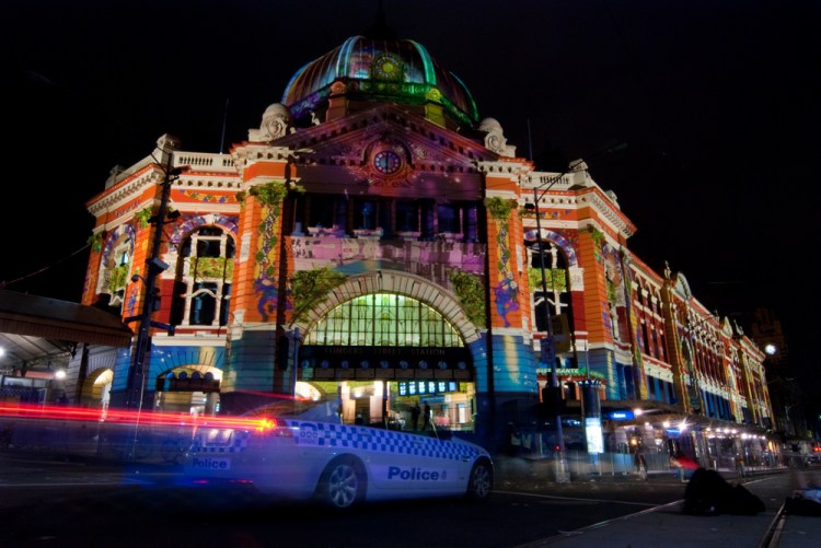 White Night 4 - Flinders Street Station