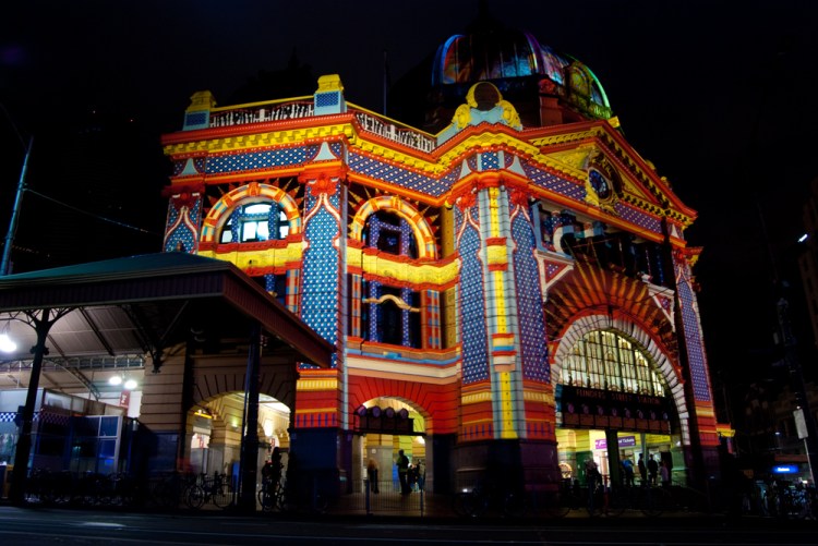 White Night 5 - Flinders Street Station